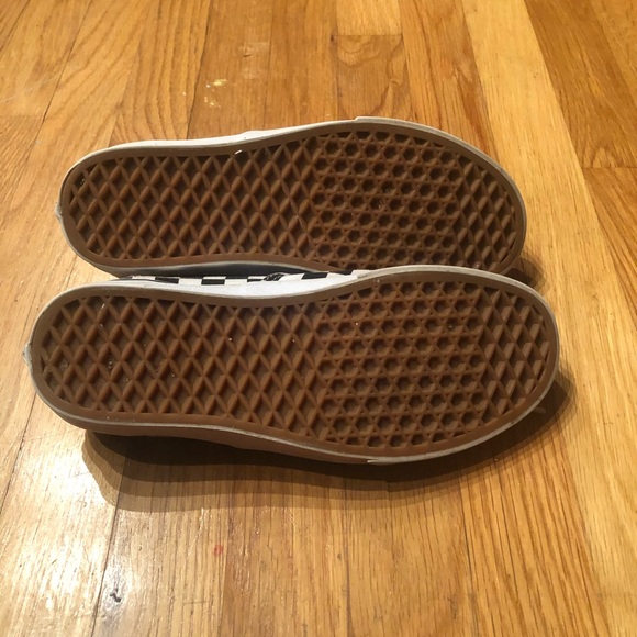 CHECKERED VANS woman’s 8.5 - Picture 4 of 4